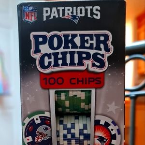 NFL New England Patriots Poker Chips NIB- 2 Left!